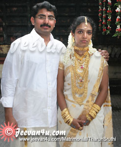 Tharun Menon Sruthi Nair Wedding PhotoGallery
